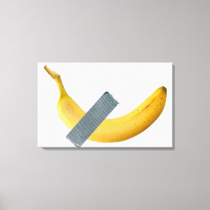 Banana Tape Parody Canvas Afdruk