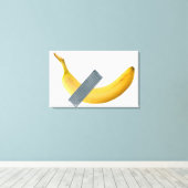 Banana Tape Parody Canvas Afdruk (Insitu (Houten vloer))