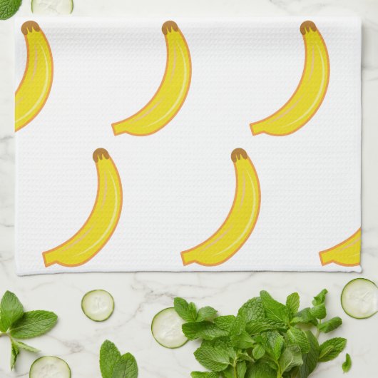 Banana Tea Towel Theedoek (Gevouwen)