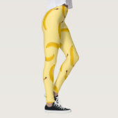 Banana Texture lichtgele leggings (Rechts)