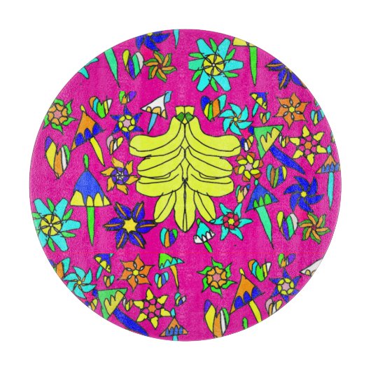 Banana topical Sorbet Snijplank (Voorkant)