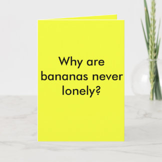 Banana Trade Greeting Card Edition 1. Kaart