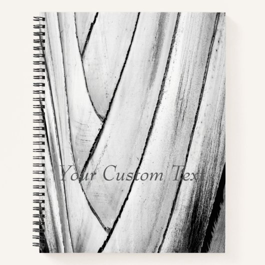 Banana Tree Bark Notitieboek -  tekst (Voorkant)