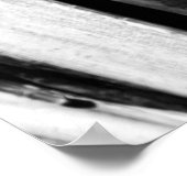 Banana Tree Bark Poster - Abstracte monochrome wan (Hoek)