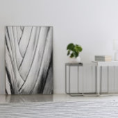 Banana Tree Bark Poster - Abstracte monochrome wan