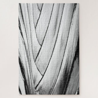 Banana Tree Bark Puzzel - Monochrome Jigsaw Legpuzzel
