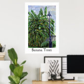 Banana Trees Poster (Thuiskantoor)