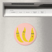 Banana Trio Whimsical Magnet (Insitu (Vaatwasser))