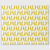 Banana Trio Whimsical Pattern Gift Cadeaupapier (Vlak)