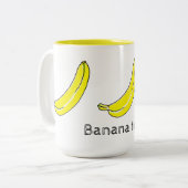 Banana Tweekleurige Koffiemok (Voorkant links)