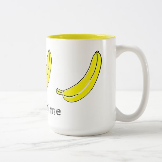 Banana Tweekleurige Koffiemok (Rechts)