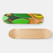 Banana Vibes – Pop Art Skateboard (Horizontaal)