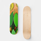 Banana Vibes – Pop Art Skateboard (Voorkant)