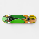 Banana Vibes – Pop Art Skateboard (Horizontaal)
