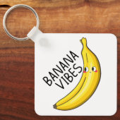 Banana Vibes Sleutelhanger (Voorkant)