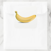 Banana Vierkante Sticker (Tas)