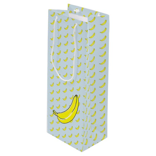 Banana Wijn Cadeautas (Voorkant Gekanteld)