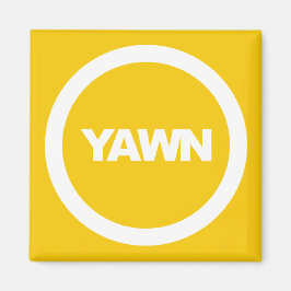 Banana Yawn Brand Dorm Fridge Magneet