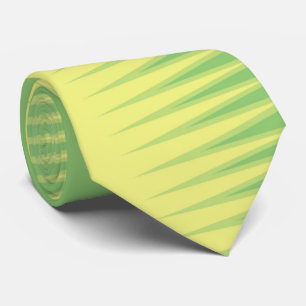 Banana Yellow Lime Green Stripes Stropdas