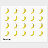 Bananaaargh Ronde Sticker (Vel)