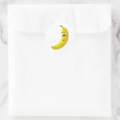 Bananaaargh Ronde Sticker (Tas)