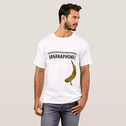 Bananafone T-shirt (Voorkant volledig)