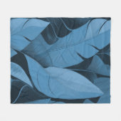 Bananarama Hawaiian Banana Leaves Fleece Deken (Voorkant (Horizontaal))