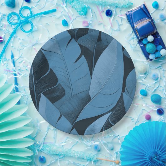 Bananarama Hawaiian Banana Leaves Papieren Bordje (Feest)