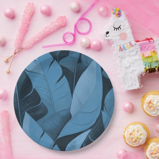 Bananarama Hawaiian Banana Leaves Papieren Bordje (Feest)