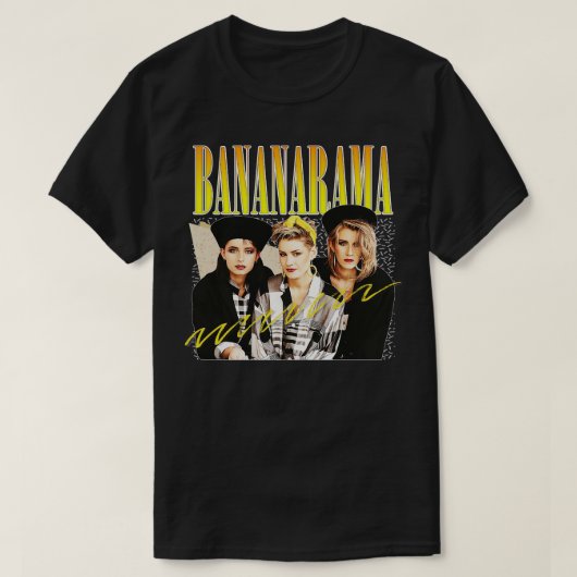 Bananarama Retro 80s Fan Art Design 2 T-shirt (Design voorkant)