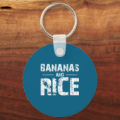 Bananas and rice  sleutelhanger (Voorkant)