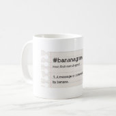 BANANAS #bananagram Laptop Mok (Voorkant links)