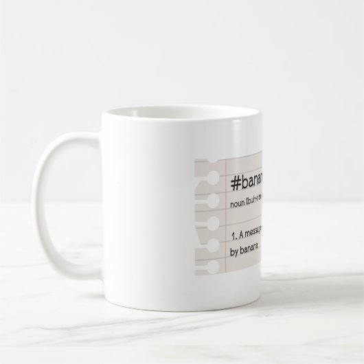 BANANAS #bananagram Laptop Mok (Links)