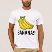 BANANAS (Crazy) Funny T-Shirts (Voorkant)