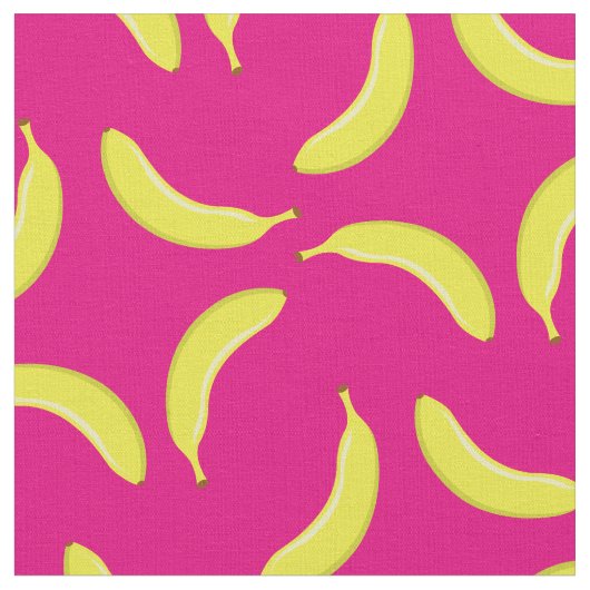 Bananas Cute Fruit Funny Gekke keukenroze Stof (Close Up)