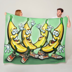 Bananas Fleece Blanket