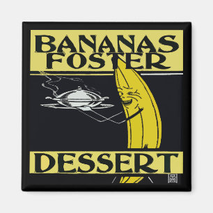 Bananas Foster Dessert Magneet