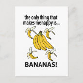 Bananas Fruit Grappige Bananas Briefkaart (Voorkant)