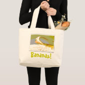 Bananas Grocery Grote Tote Bag (Voorkant (product))