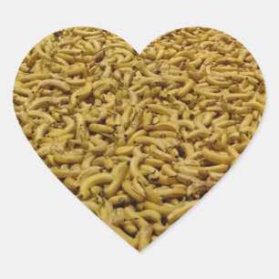 Bananas Heart Sticker