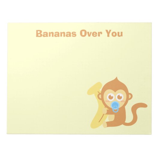 Bananas over jou notitieblok (Voorkant)