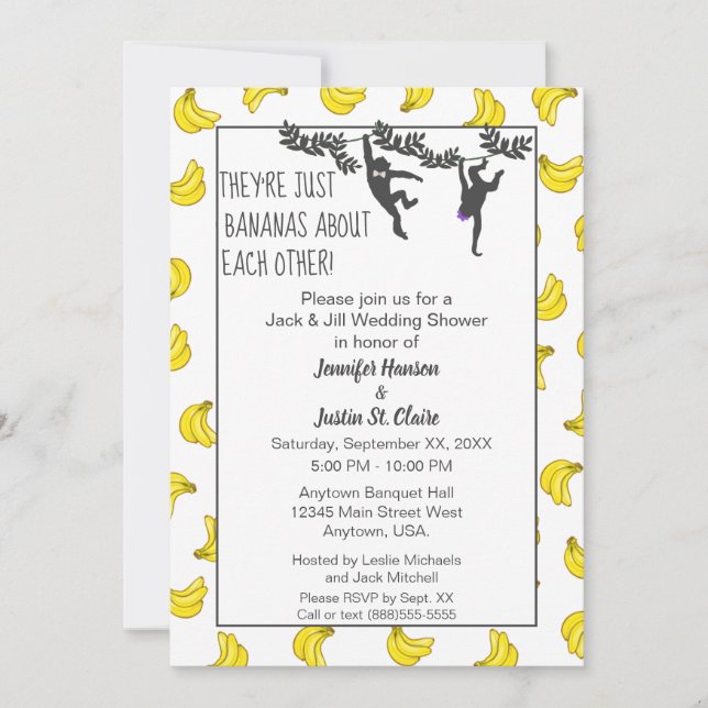 Bananas Over You Jack en Jill Wedding Shower (Voorkant)