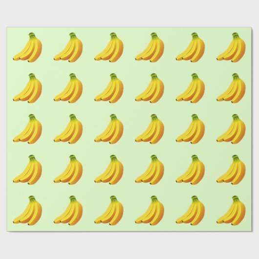 BANANAS PATROON DESIGN Wrapping Paper Cadeaupapier (Vlak)