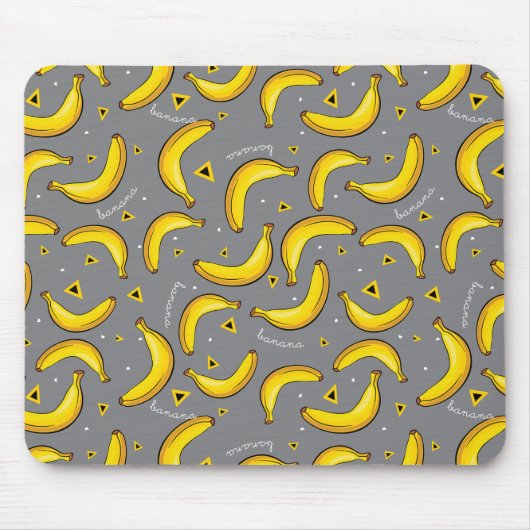 Bananas Pop Art Print Mousepad Muismat (Voorkant)