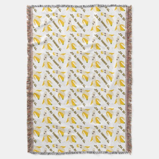 bananas quote deken (Voorkant Verticaal)