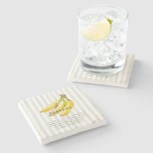 Bananas Quran Verse Stenen Onderzetter (Zijkant)