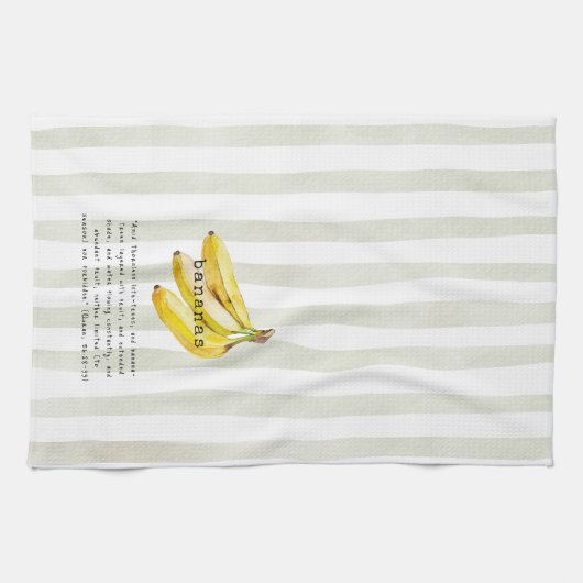 Bananas - Quran Verse Theedoek (Horizontaal)