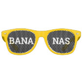 BANANAS retro Shades / Fun Party Sunbril Retro Zonnebril (Voorkant)