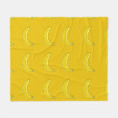 bananas, Seamless pattern with bananas, food backg Fleece Deken (Voorkant (Horizontaal))