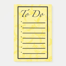 Bananas To Do List Post it Notes